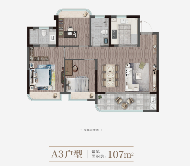 高科紫麟景院戶型圖