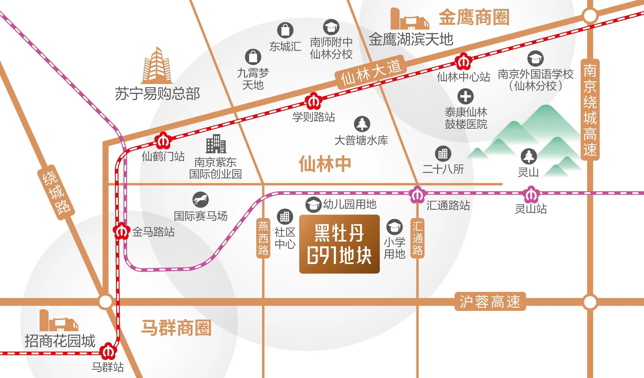 牡丹大觀天下區(qū)位圖