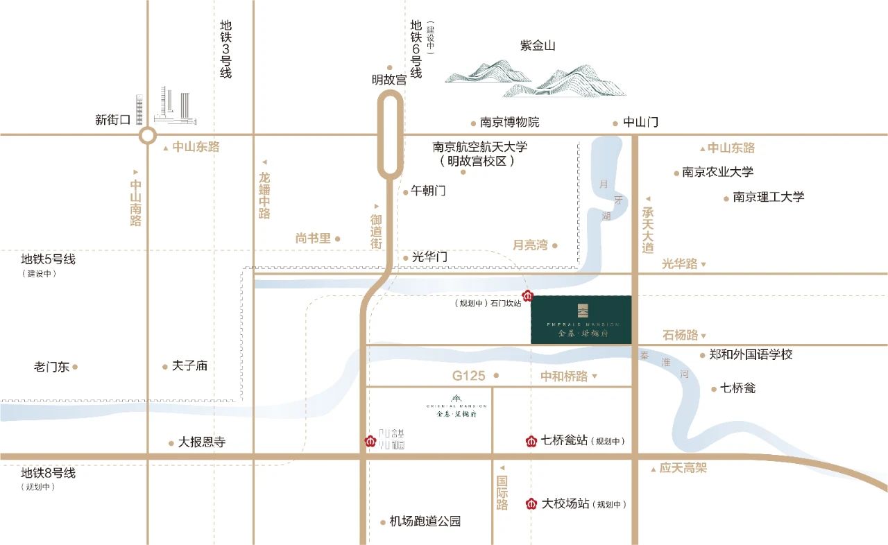金基璟樾府區(qū)位圖