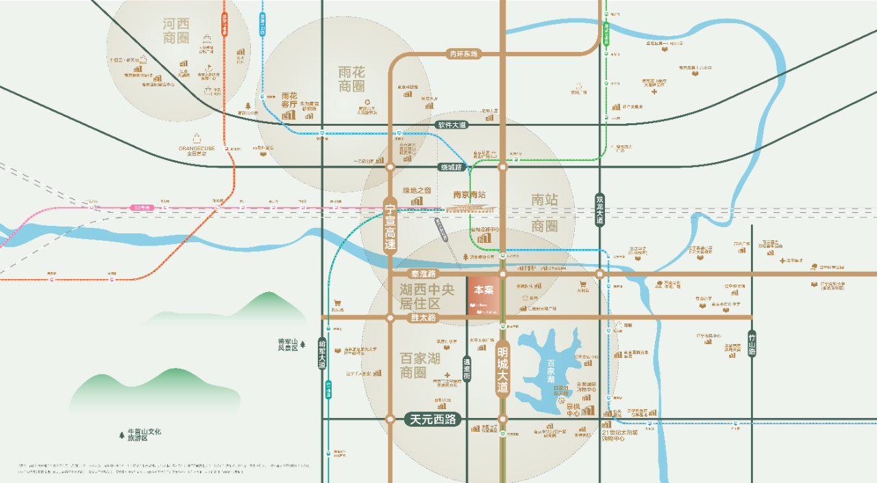 象嶼華發(fā)鉑萃云灣區(qū)位圖