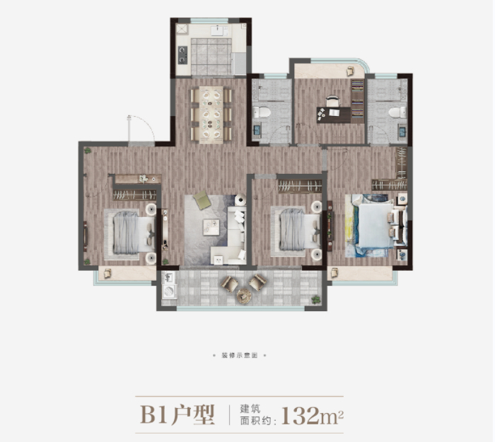 高科紫麟景院戶型圖