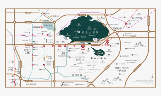 紫金和旭府區(qū)位圖