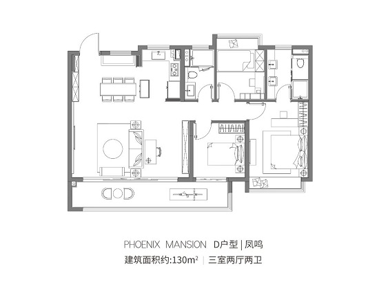 鳳起云臺(tái)的戶型圖