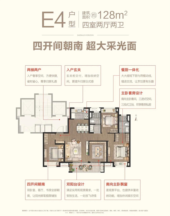 華僑城翡翠天域戶型圖