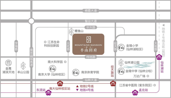 星葉半山玥府區(qū)位圖
