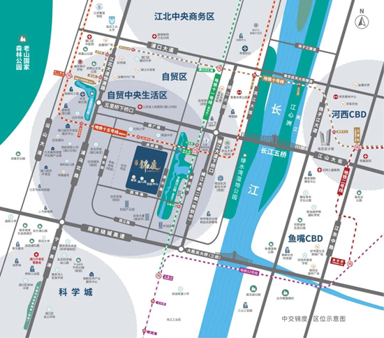 中交錦度的區(qū)位圖