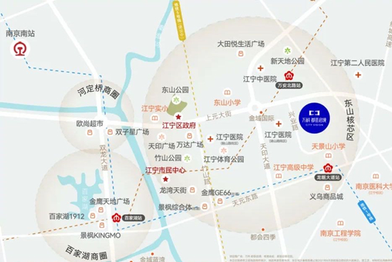 萬(wàn)科都薈啟境區(qū)位圖