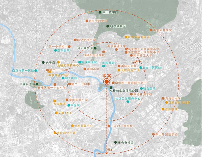 金基瞻月府區(qū)位圖