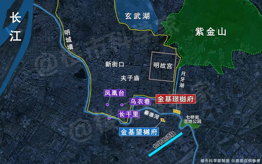 金基璟樾府區(qū)位圖