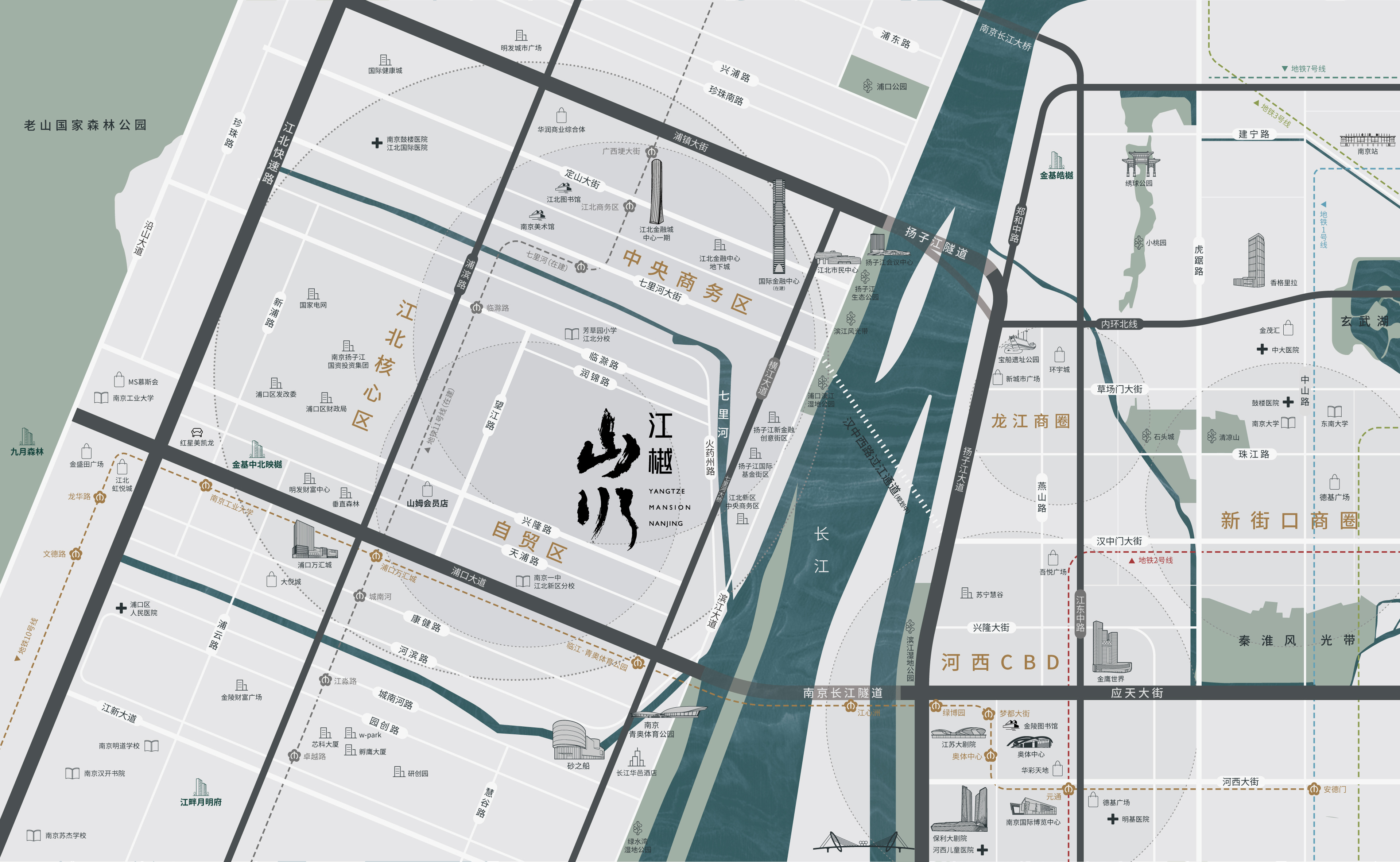金基山川江樾的區(qū)位圖
