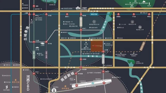 南京云上的區(qū)位圖