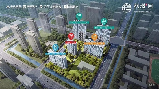 楓璟雅園的規(guī)劃圖