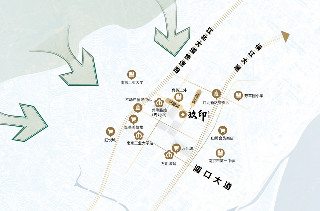 玖印府區(qū)位圖